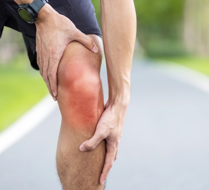Person walking for joint health